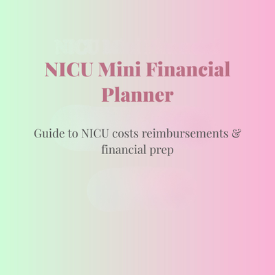 NICU Mini Financial Planner